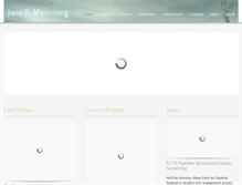Tablet Screenshot of janemarsching.com